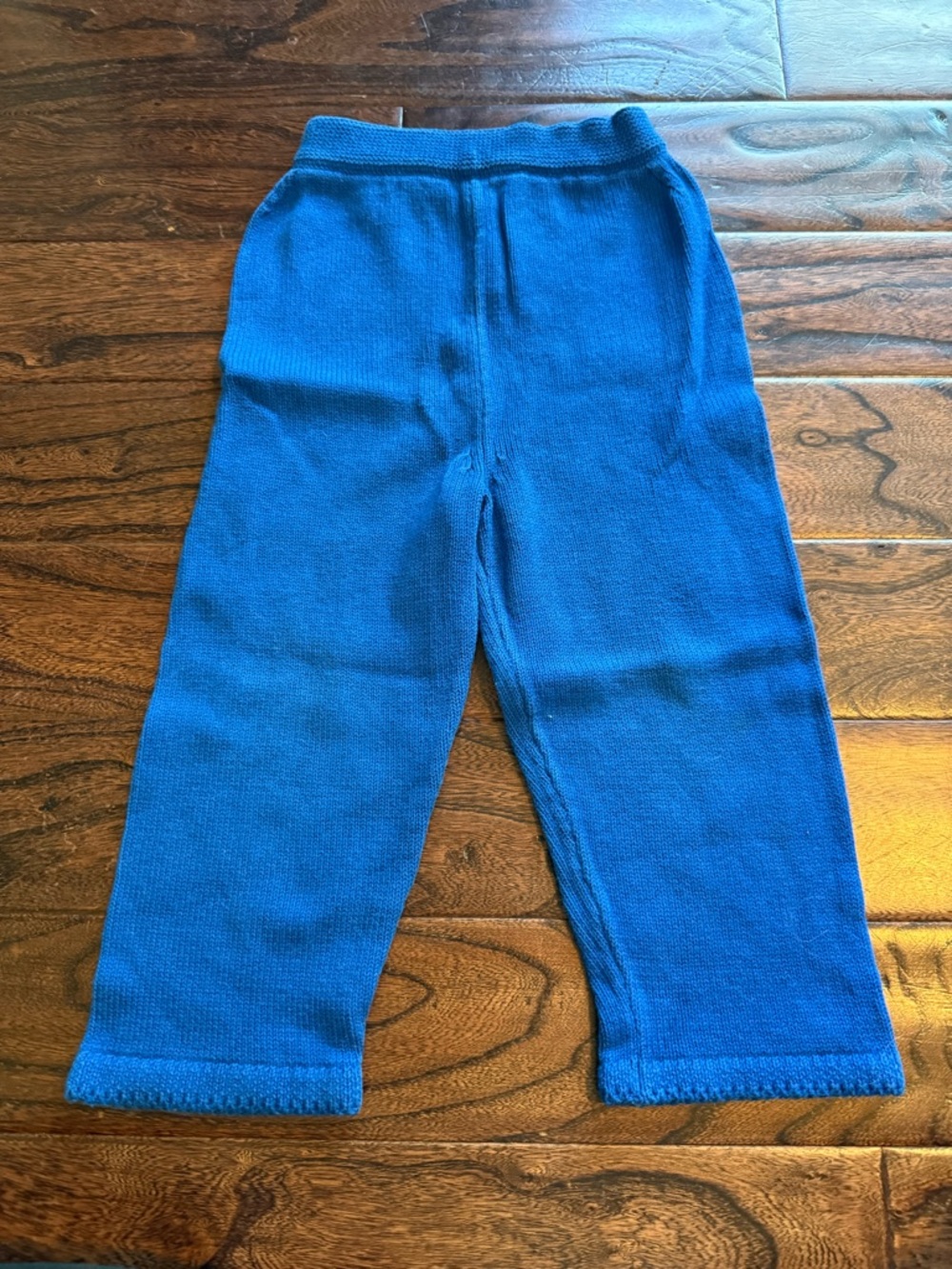 Kids Babaa knit pants, size 4 rio